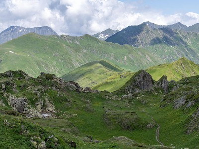 Пихтовый приют → пик Бзерпи → Табунная: кольцо