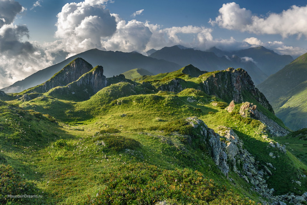 Бзерпинский карниз → лагерь Холодный