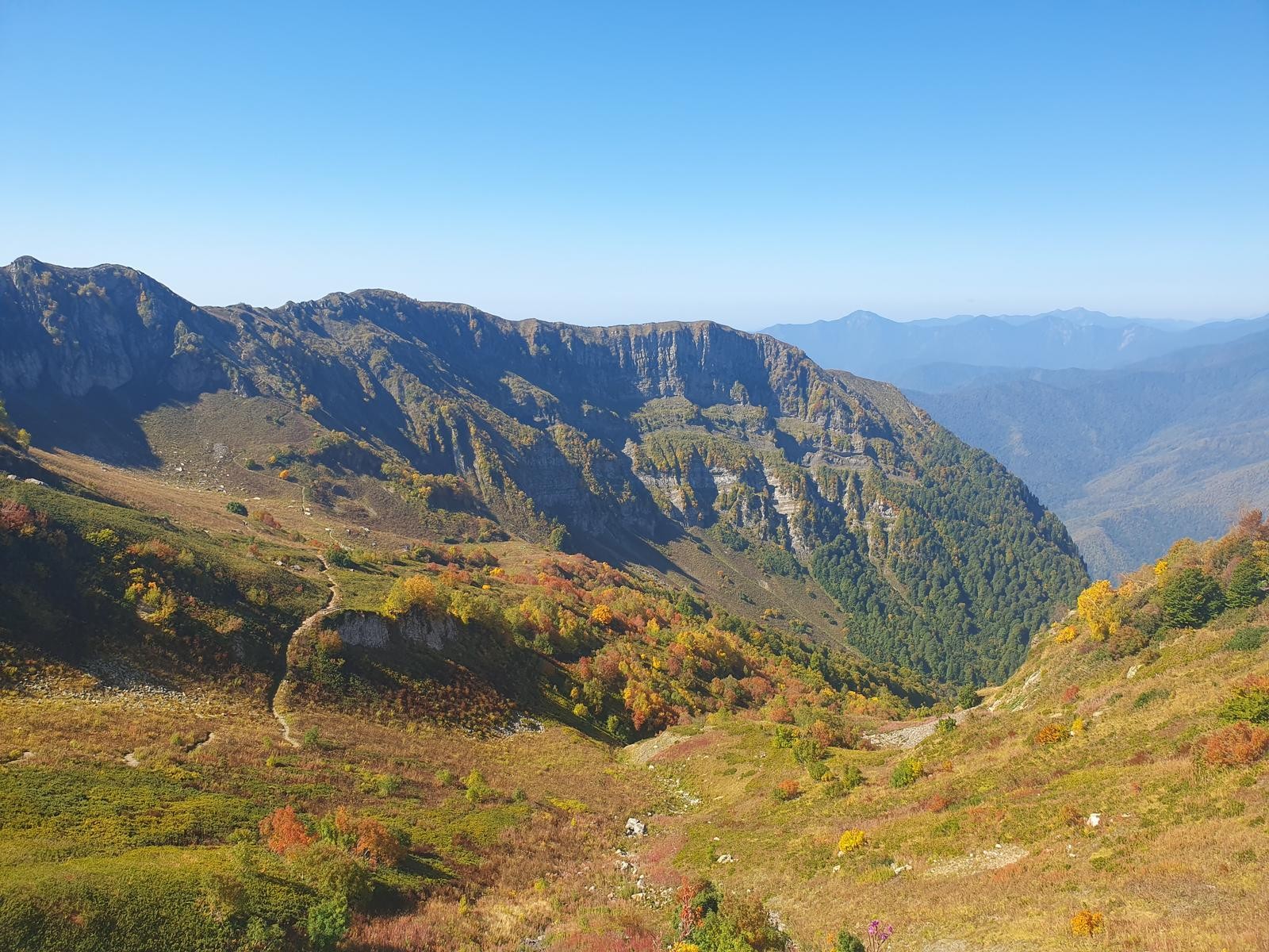 Polyana 2200 → Alpine Meadows → Chernichnaya Trail